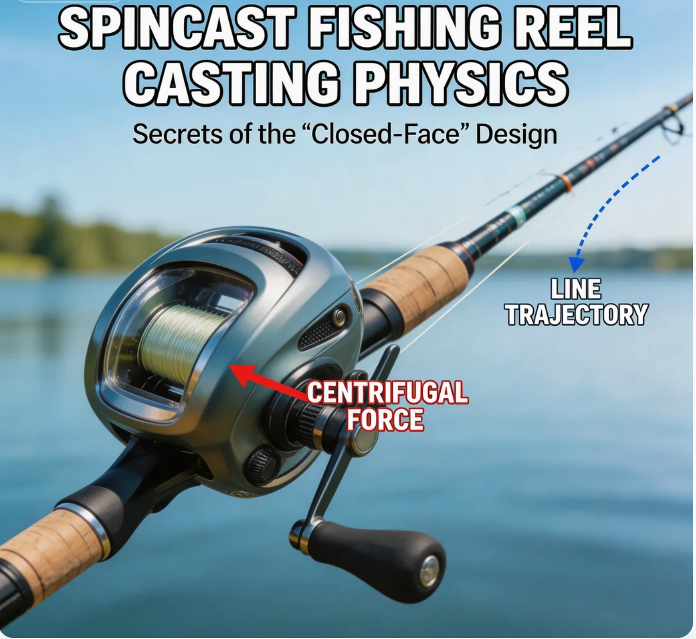 Spincast Fishing Reel Casting Physics Secrets of the “Closed-Face” Design