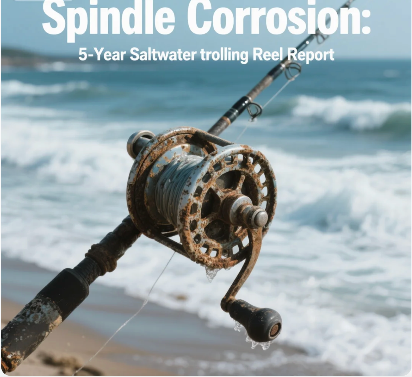 Spindle Corrosion 5-Year Saltwater  trolling Reel Report