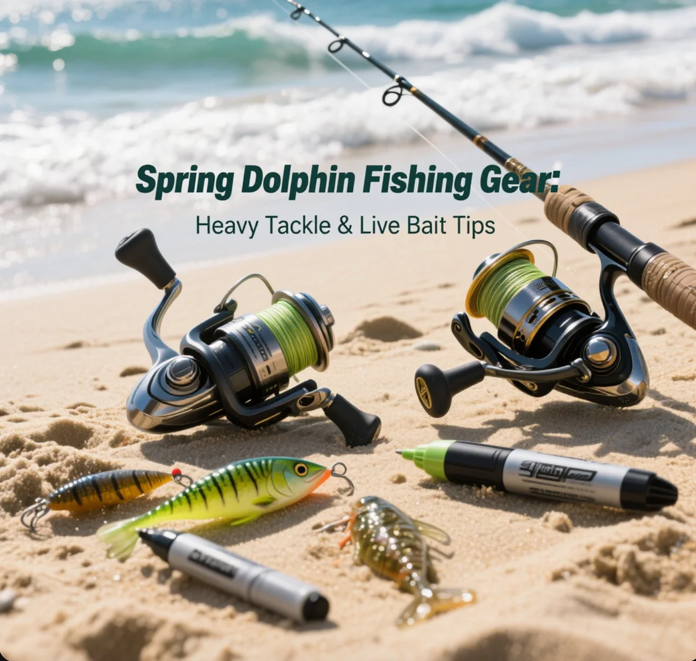Spring Dolphin Fishing Gear Heavy Tackle & Live Bait Tips