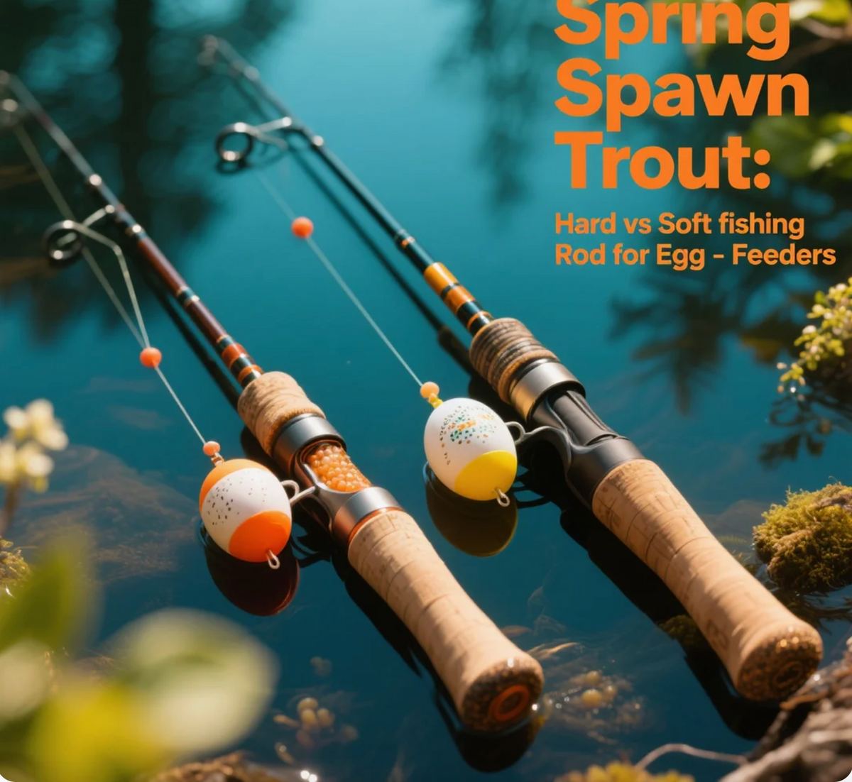 Spring Fishing Spring Spawn Trout: Hard vs Soft fishing Rod for Egg - Feeders ...