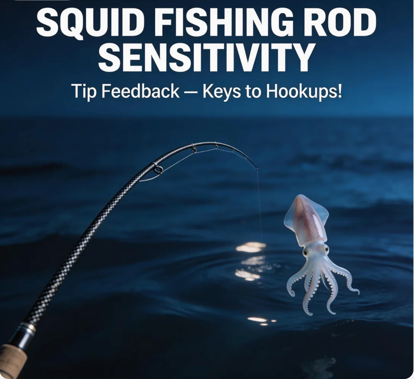 Squid fishing Rod Sensitivity Tip Feedback—Keys to Hookups!