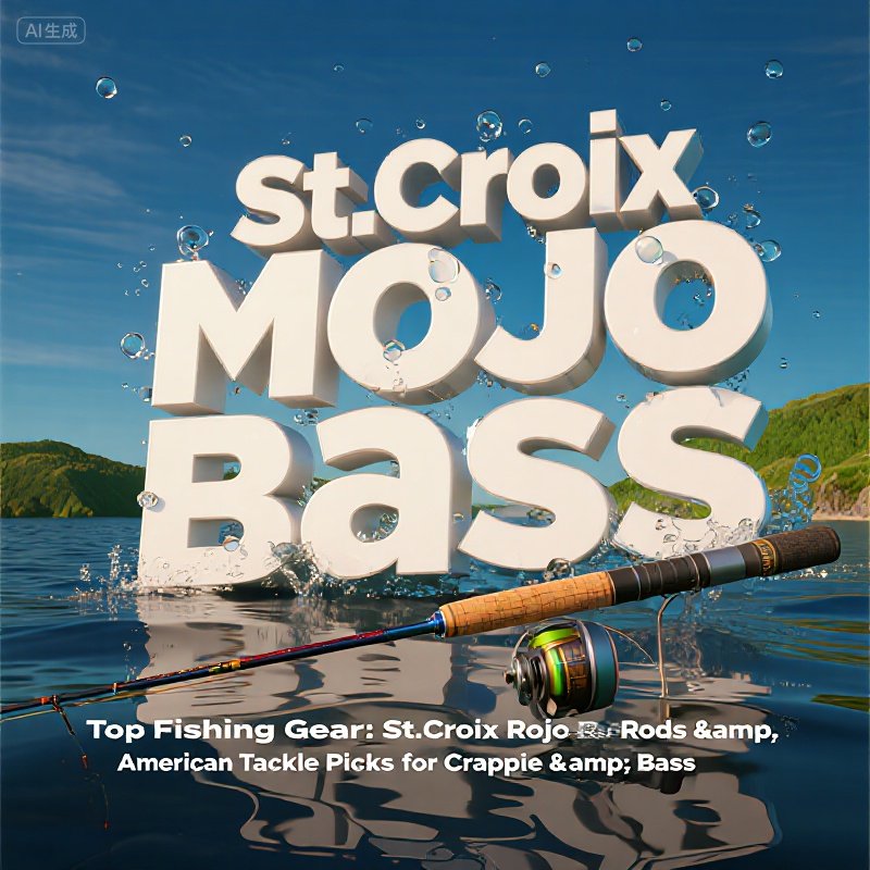 St.Croix Mojo Bass Rods American Tackle Picks for Crappie  Bass