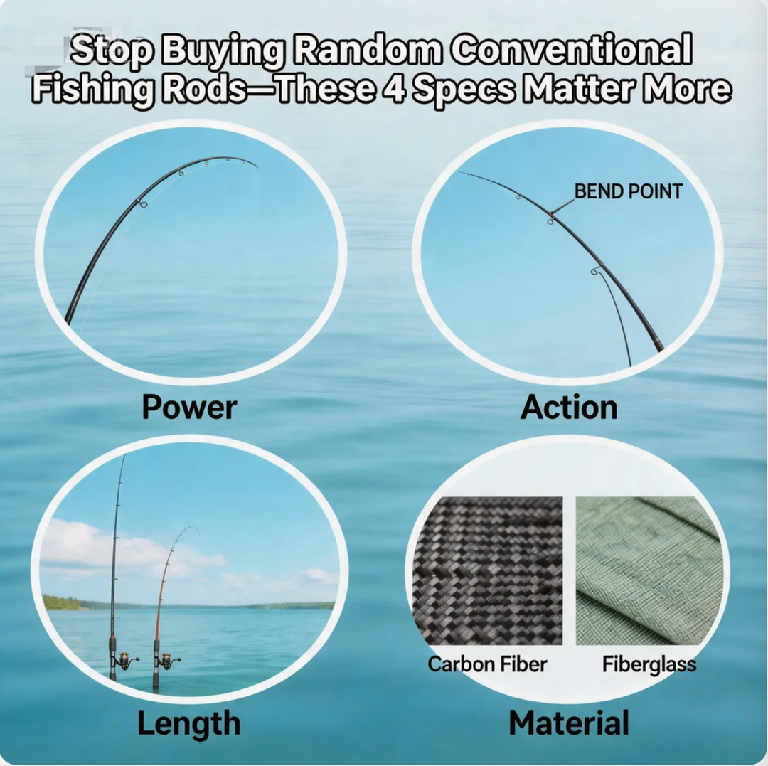 Stop Buying Random Conventional Fishing Rods—These 4 Specs Matter More