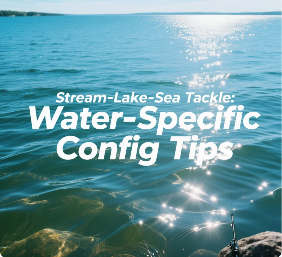 Stream-Lake-Sea Tackle Water-Specific Config Tips
