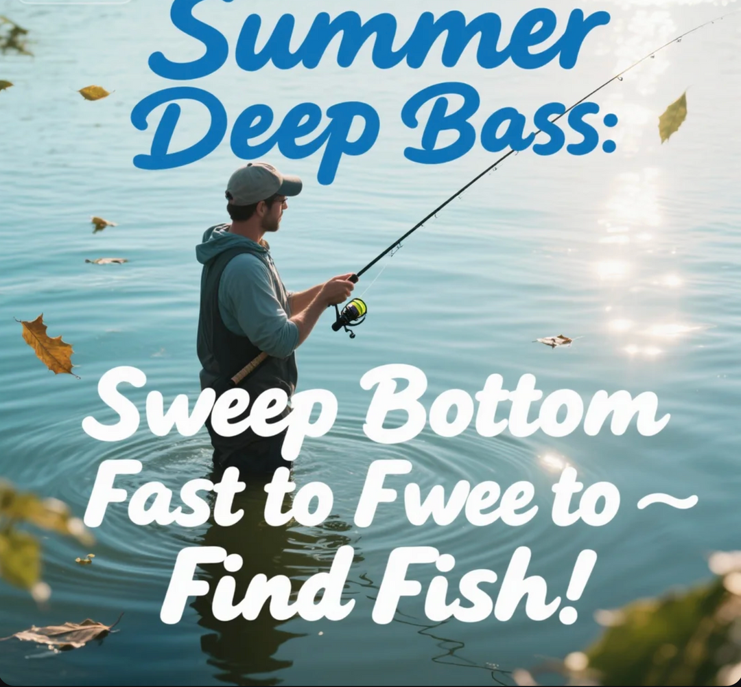 Summer Deep Bass Long Rod + High - Speed Reel—Sweep Bottom Fast to Find Fish！