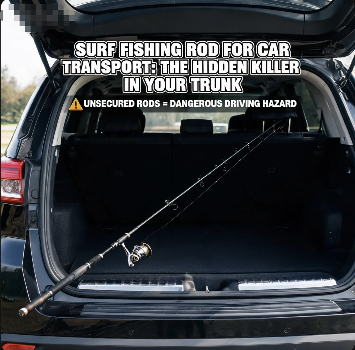 Surf Fishing Rod for Car Transport: The Hidden Killer in Your Trunk