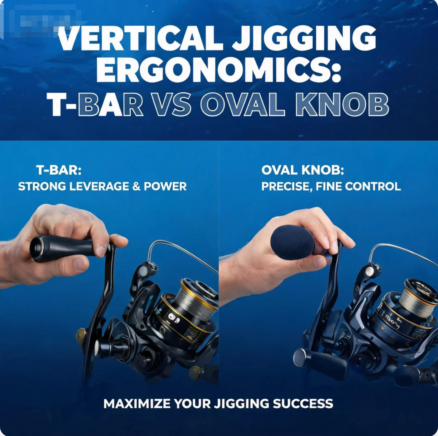 T-Bar vs Oval Knob Ergonomics for Vertical Jigging Success