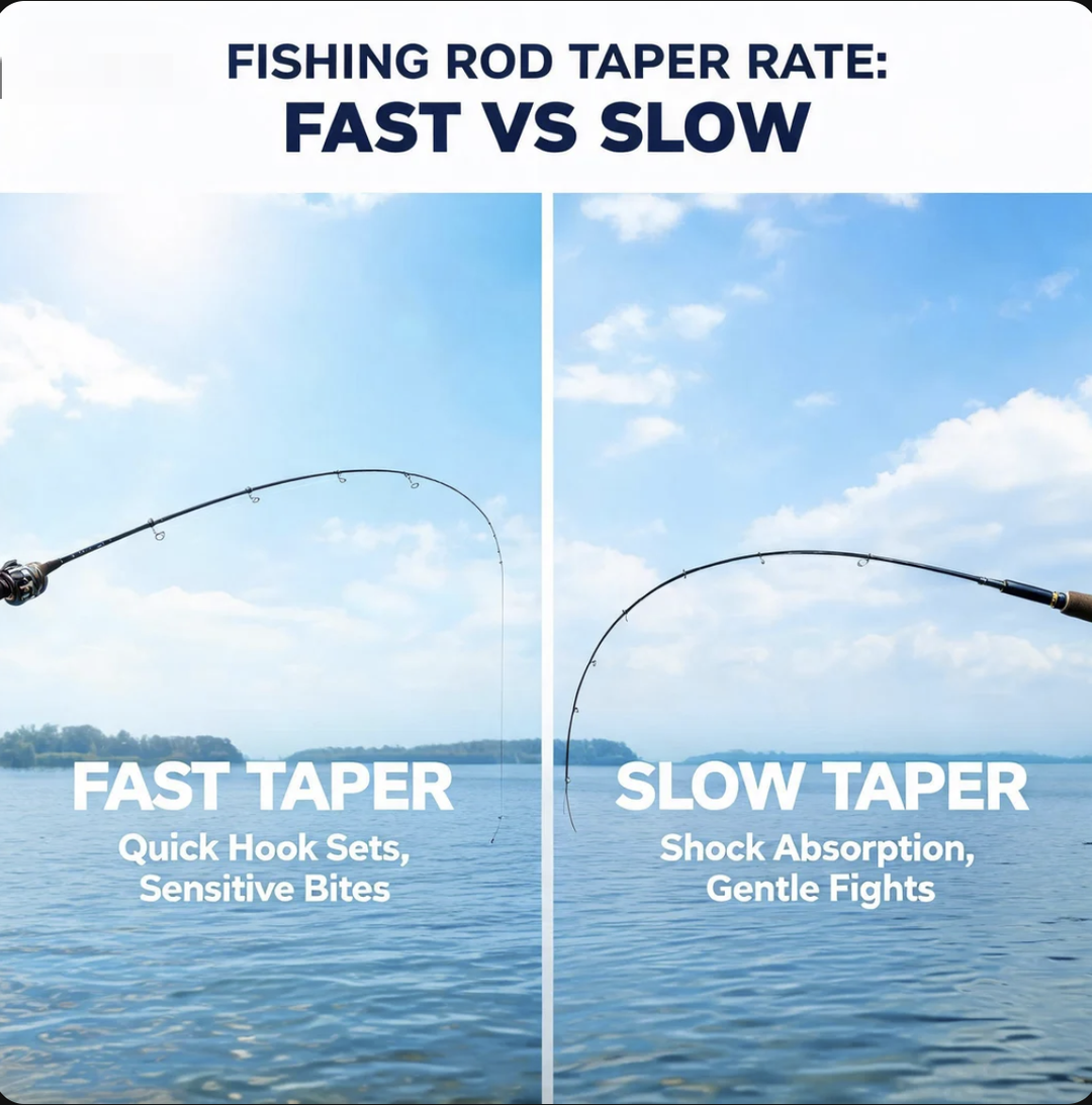 Taper Rate: Fast vs Slow Taper Reality for fishing rod