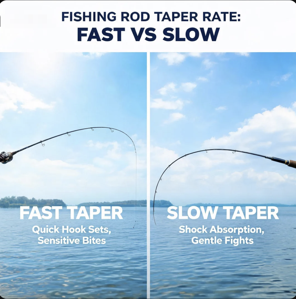 Taper Rate: Fast vs Slow Taper Reality for fishing rod