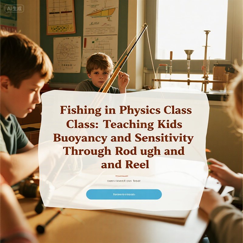 Teaching Kids Buoyancy and Sensitivity Through Rod and Reel