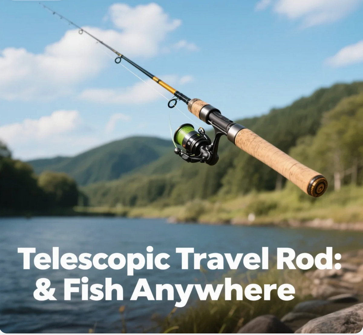 Fishbone Rods Collapsable Telescopic Travel Rod: Collapse & Fish Anywhere – Goofish® Rod-More ...