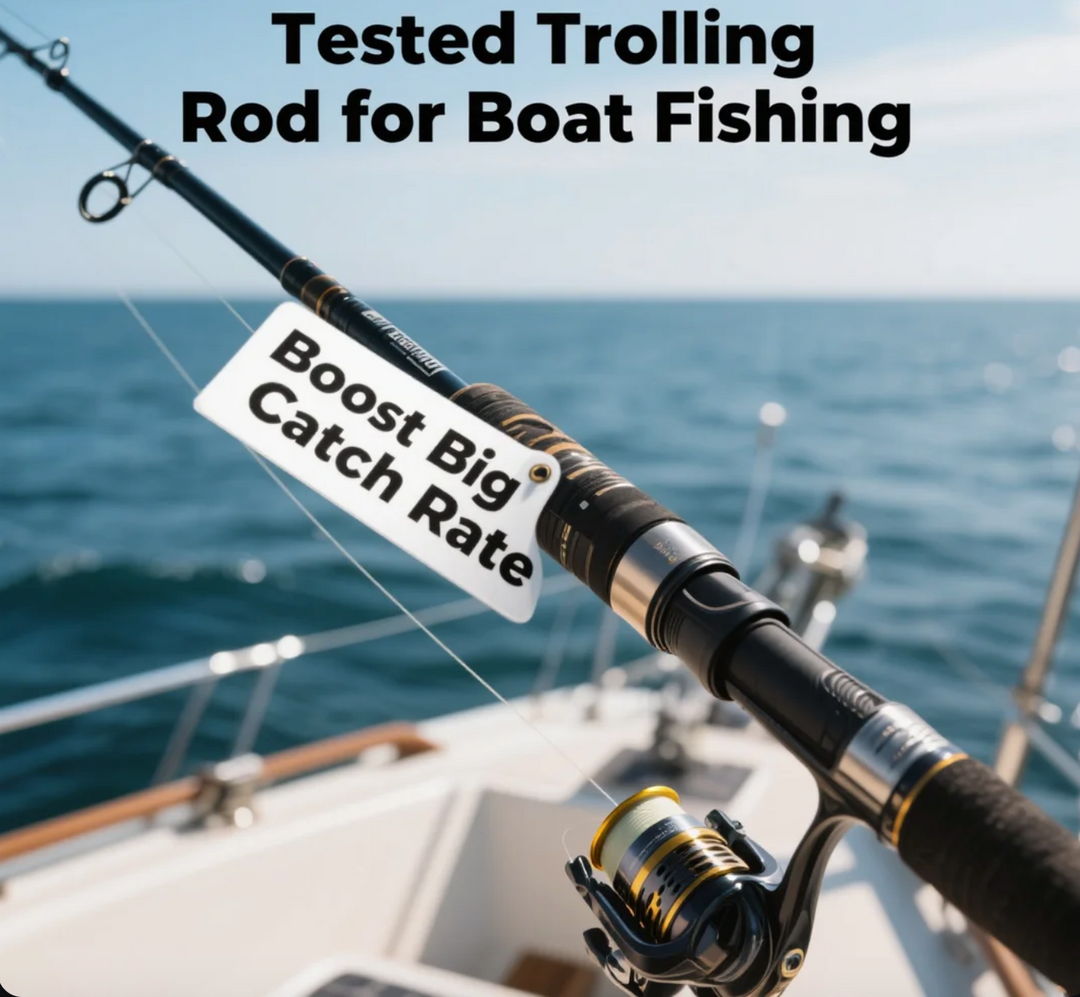 Tested Trolling Rod for Boat Fishing Boost Big Fish Catch Rate