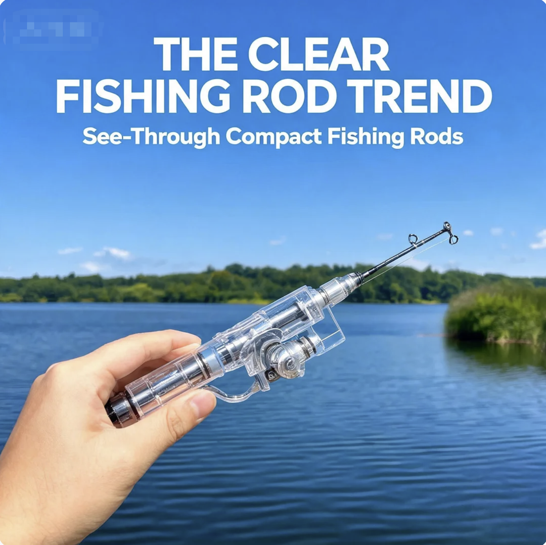 The Clear Fishing Rod Trend: See-Through Compact Fishing Rods