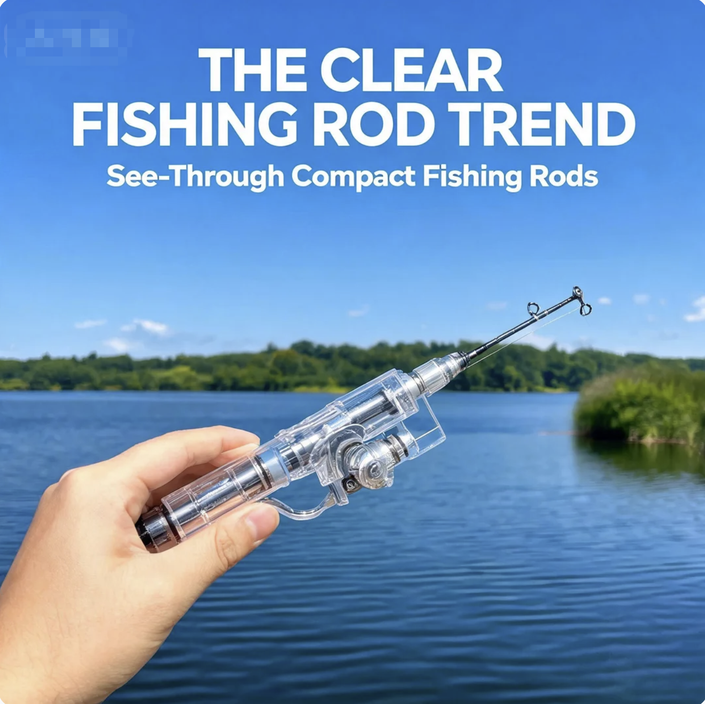 The Clear Fishing Rod Trend: See-Through Compact Fishing Rods