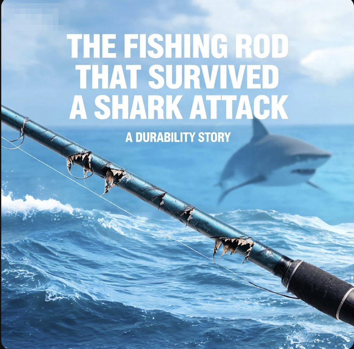 The  Fishing Rod That Survived a Shark Attack: A Durability Story
