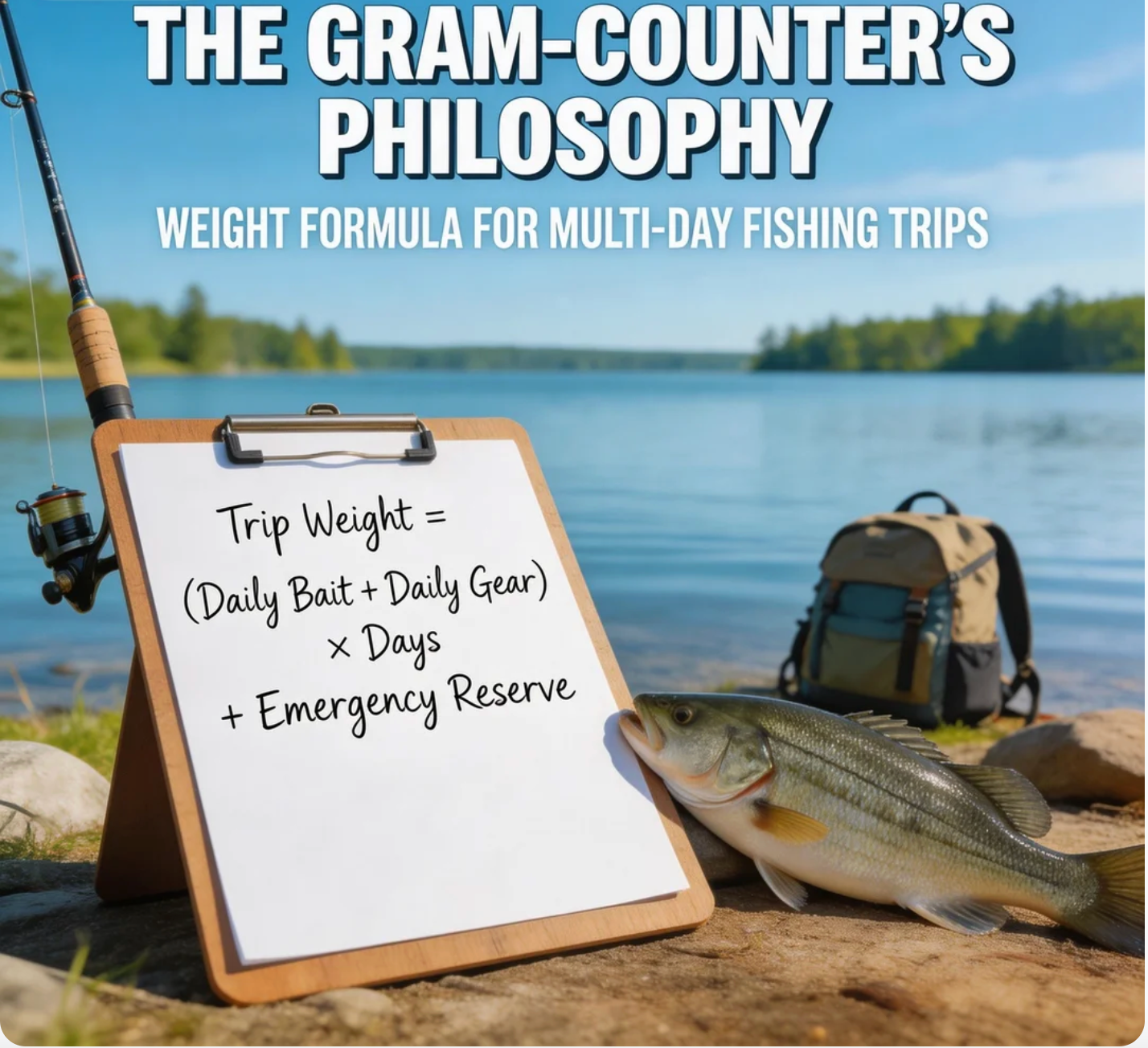 The Gram-Counter's Philosophy: Weight Formula for Multi-Day fishing Tr ...
