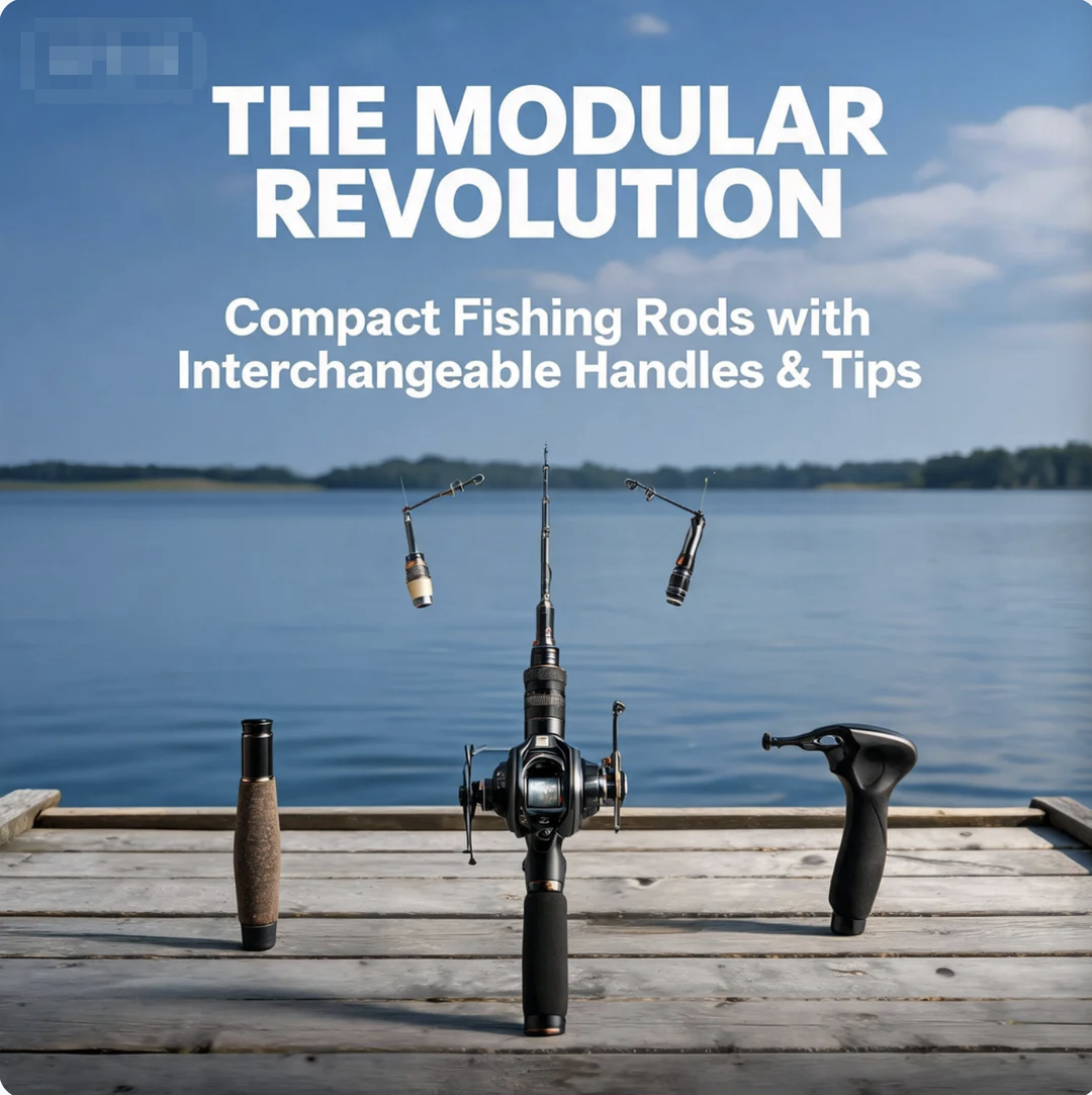 The Modular Revolution: Compact Fishing Rods with Interchangeable Handles & Tips