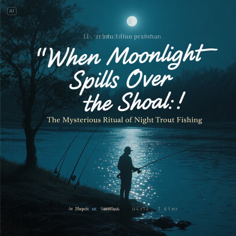 When Moonlight Spills Over the Shoal: The Mysterious Ritual of Night Trout Fishing