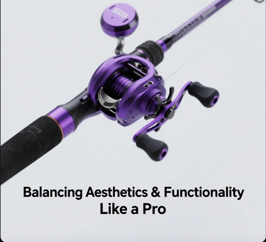 ​The Purple Fishing Rod Design Code Balancing Aesthetics & Functionality Like a Pro​