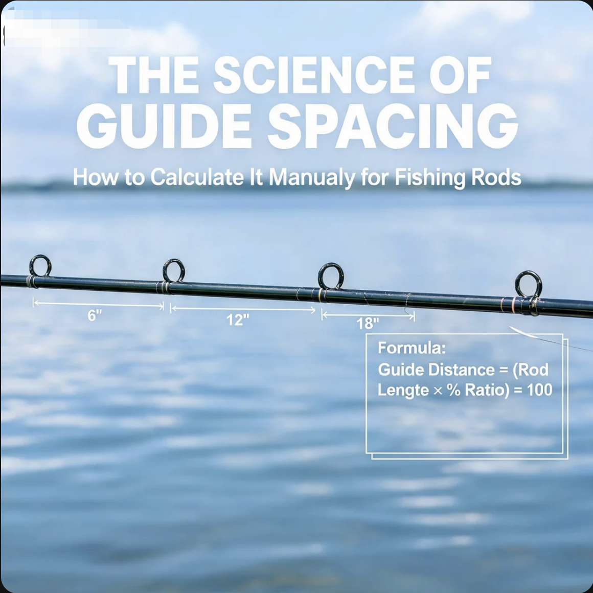 The Science of Guide Spacing: How to Calculate It Manually for fishing rod