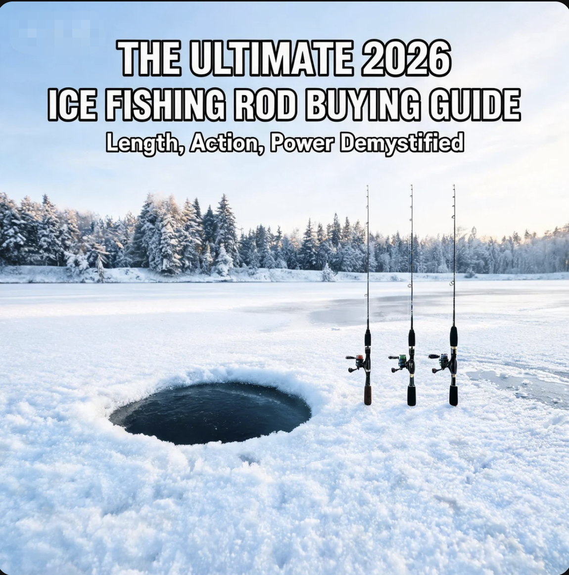  The Ultimate 2026 Ice Fishing Rod Buying Guide: Length, Action, Power Demystified