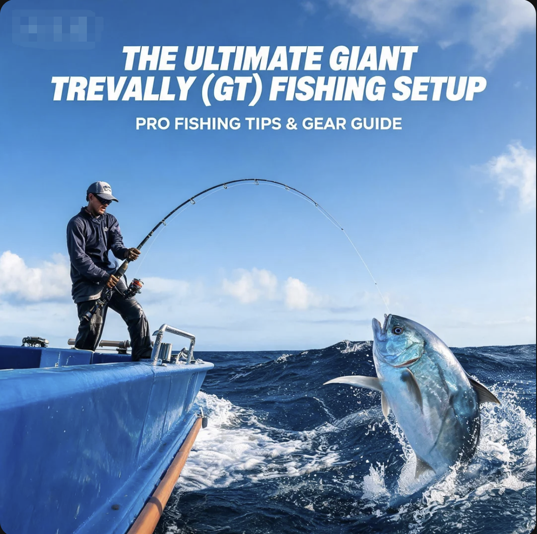 The Ultimate Fishing Rod Setup for Giant Trevally (GT) Hunting