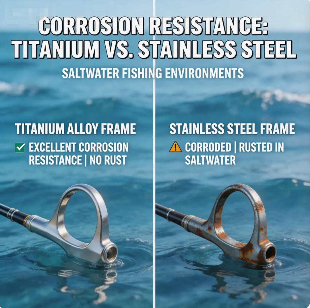 Titanium Alloy Frames vs. Stainless Steel Corrosion Resistance in Saltwater Fishing Environments