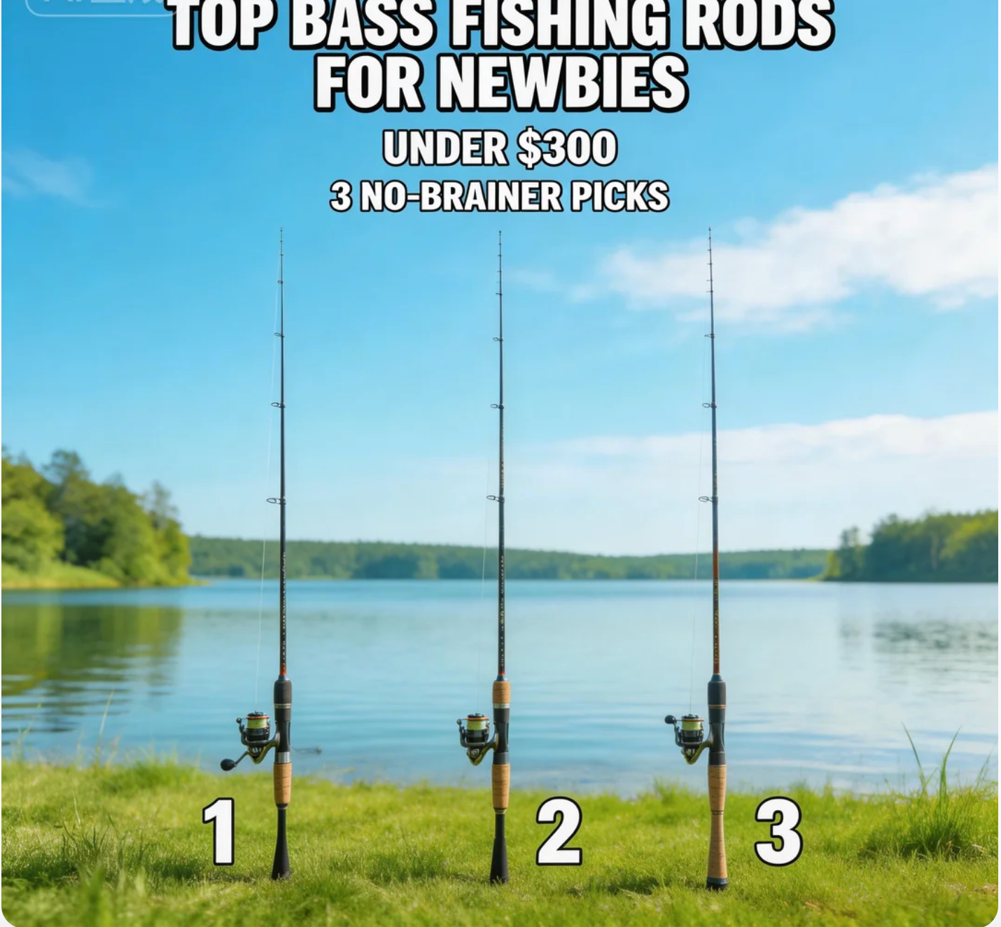 Top Bass Fishing Rods for Newbies: Under $300—These 3 Are No - Brainers！