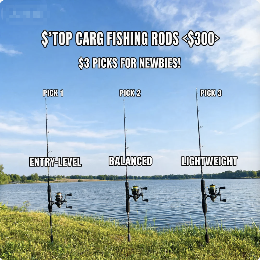 Top Carp Fishing Rods <$300: 3 Picks for Newbies!