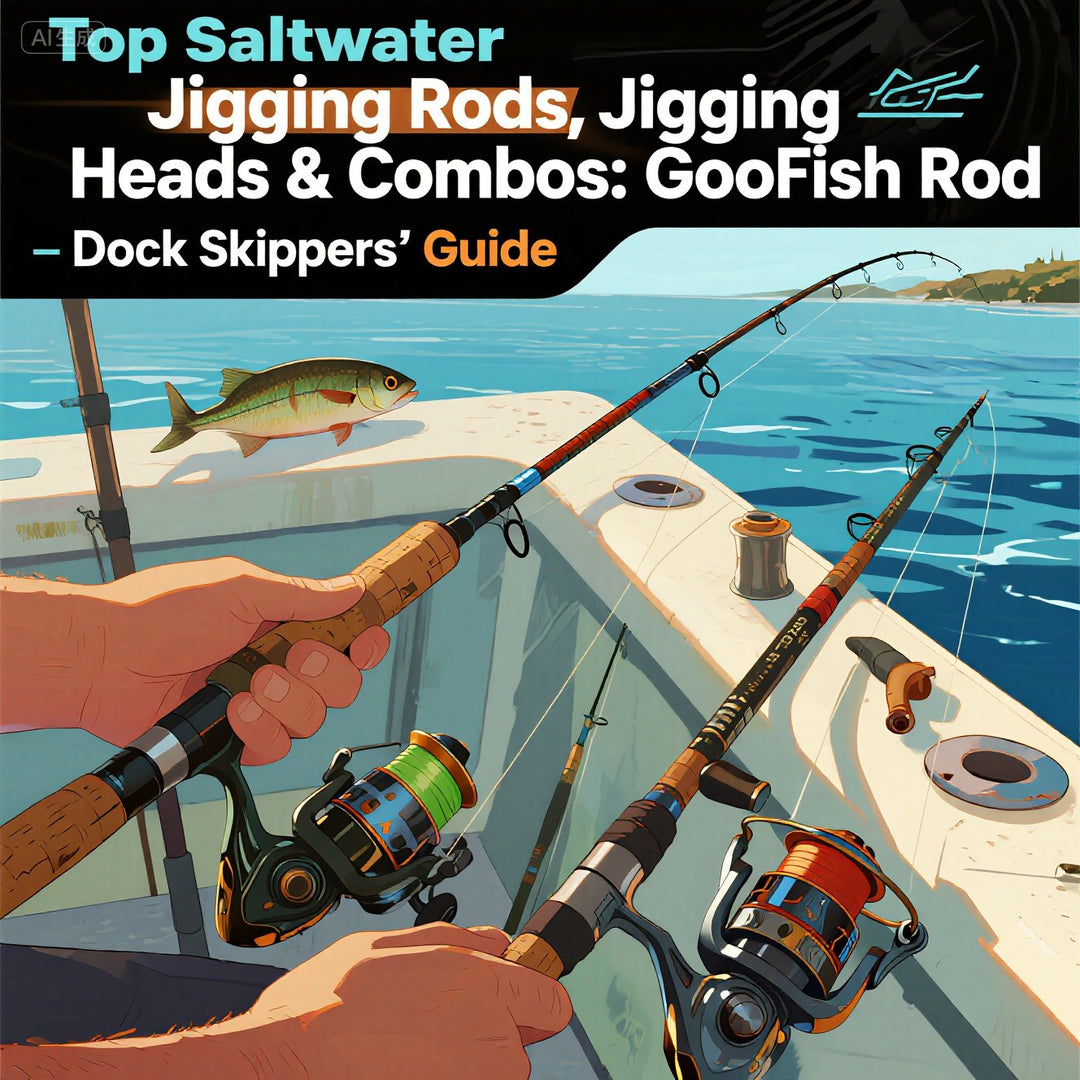 Top Saltwater Jigging Rods, Heads & Combos: GooFish Rod, Dock Skippers' Guide