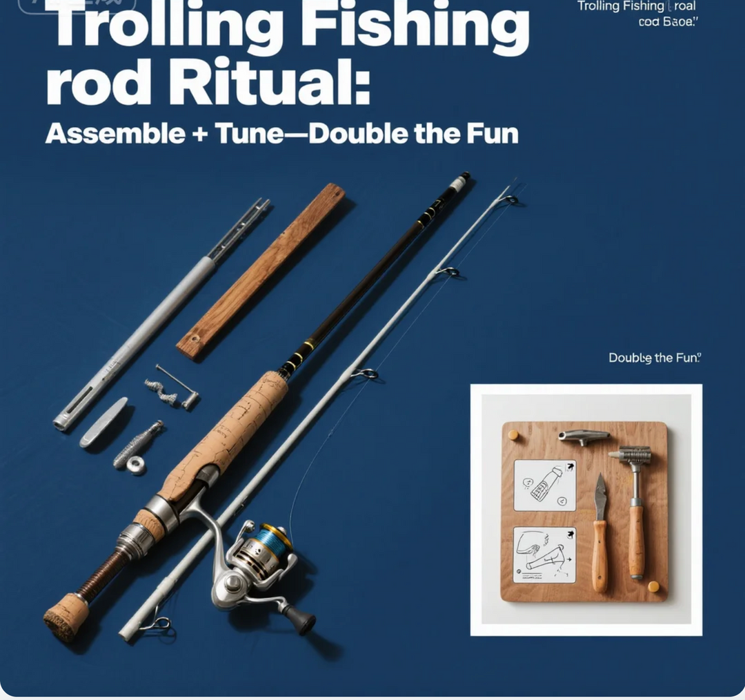 Trolling Fishing rod Ritual Assemble + Tune—Double the Fun
