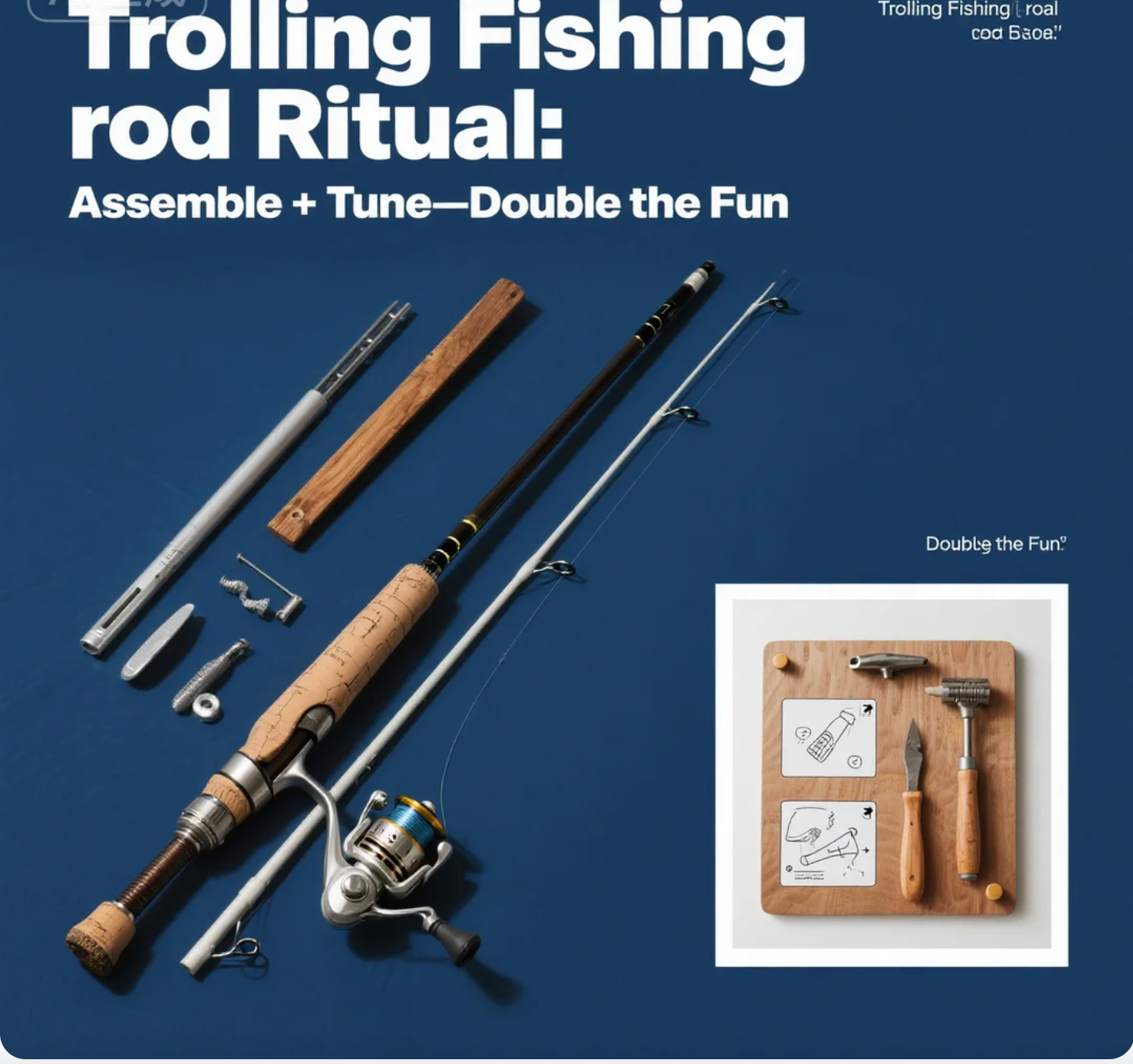 Trolling Fishing rod Ritual Assemble + Tune—Double the Fun