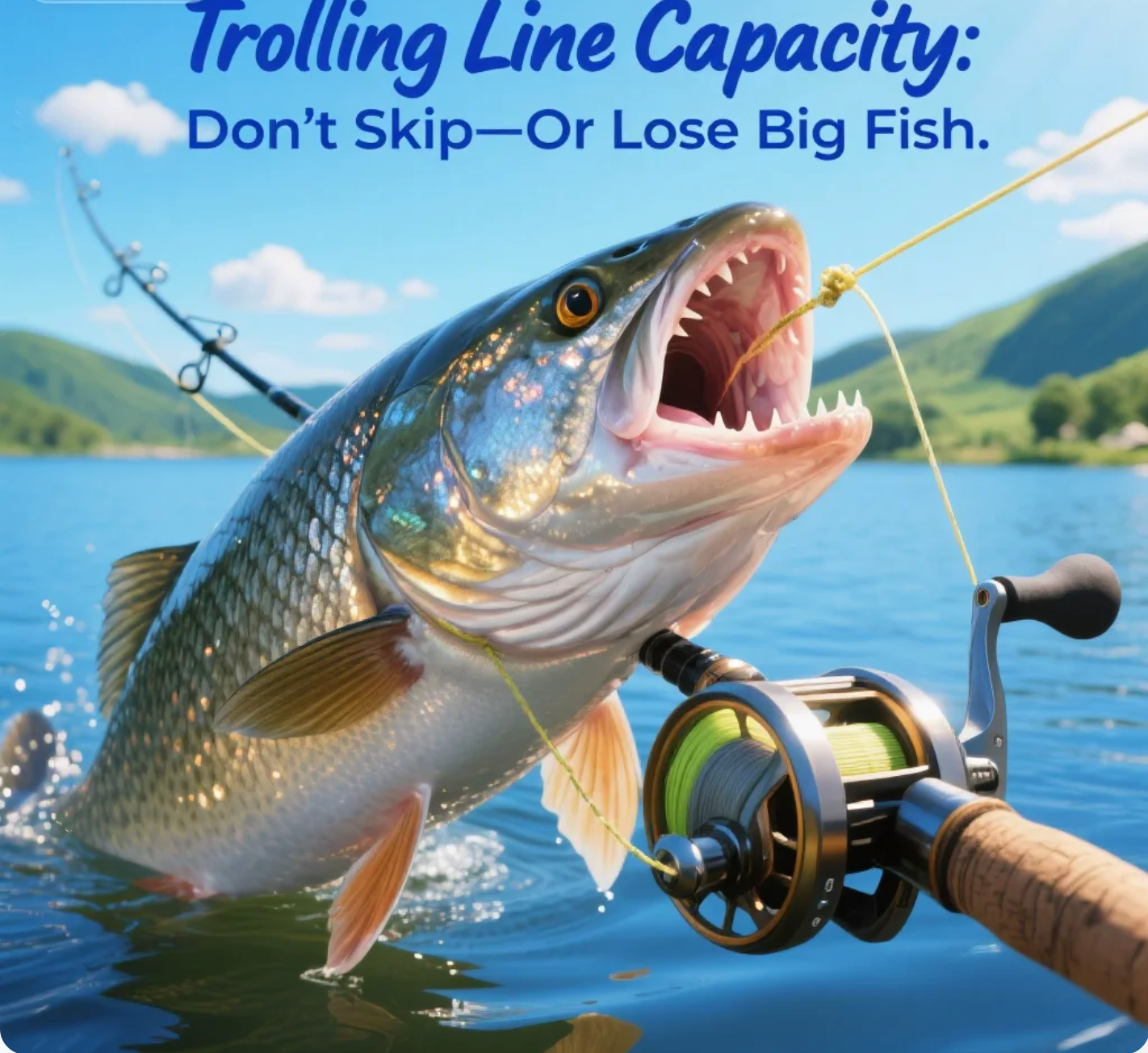 Trolling Line Capacity Don’t Skip—Or Lose Big Fish