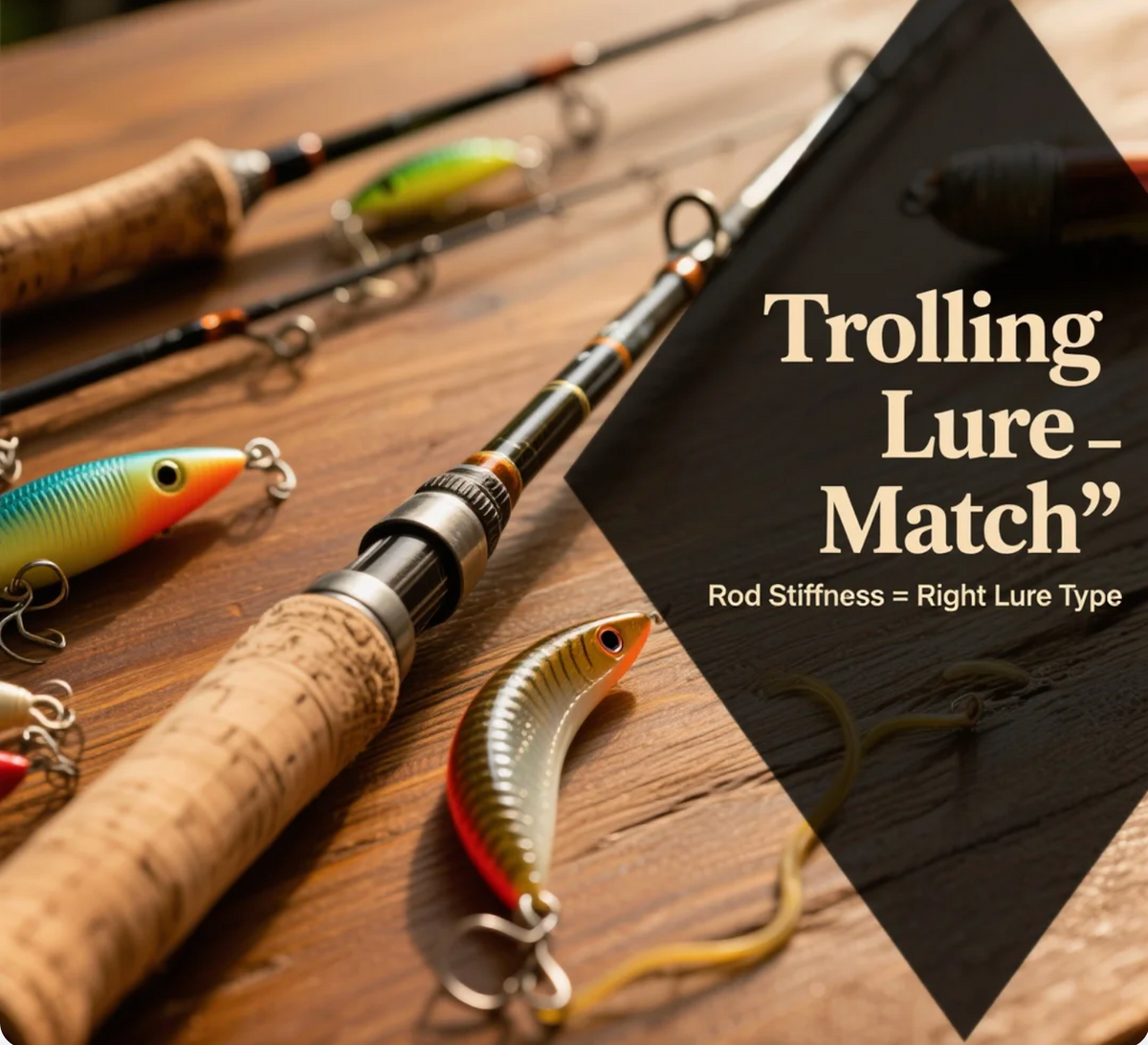 Match Rod Trolling Lure Match: Rod Stiffness = Right Lure Type – Goofish® Rod ...