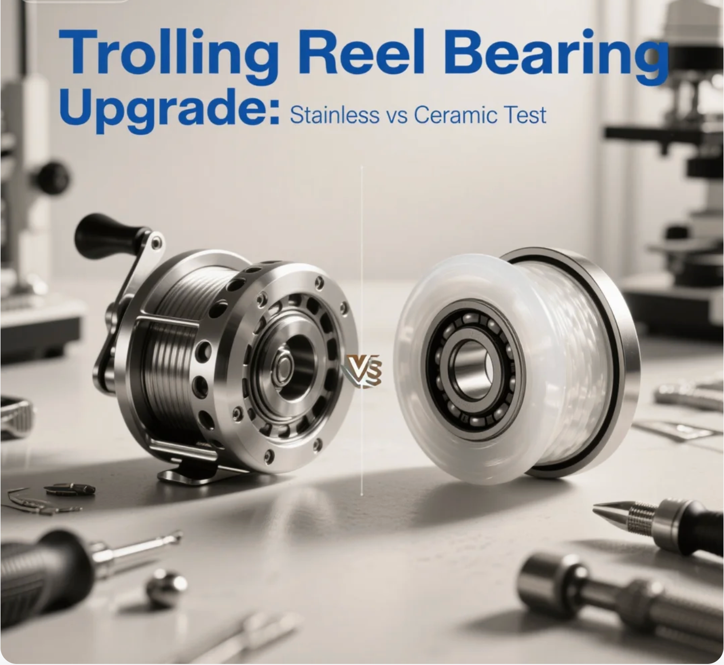 Trolling Reel Bearing Upgrade Stainless vs Ceramic Test