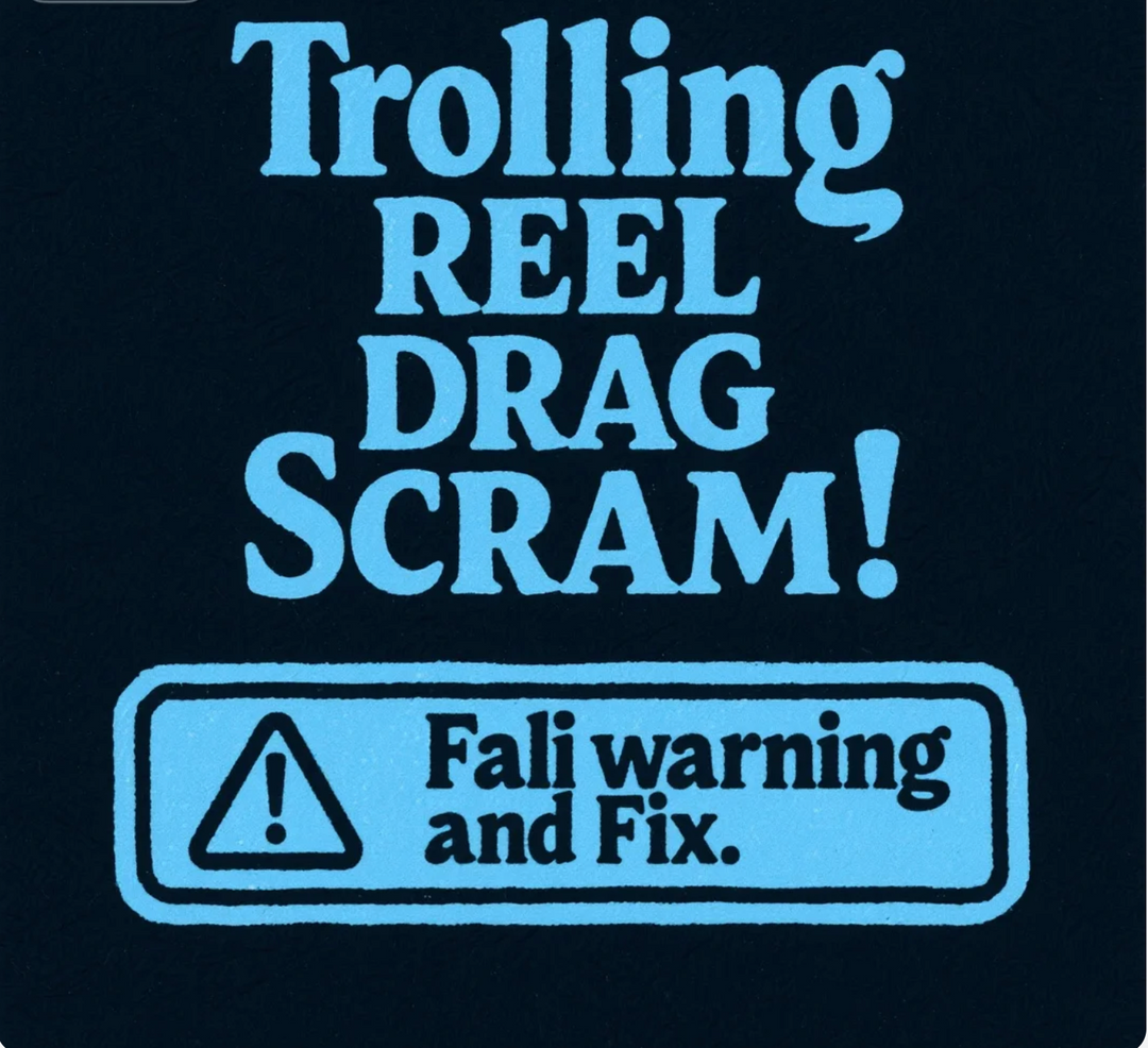 Trolling Reel Drag Scream Failure Warning and Fix
