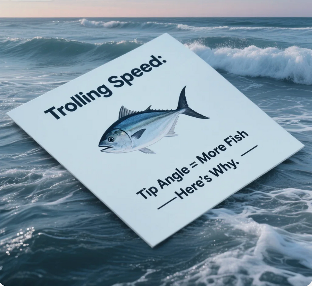 Trolling Speed: Tip Angle = More Fish—Here’s Why