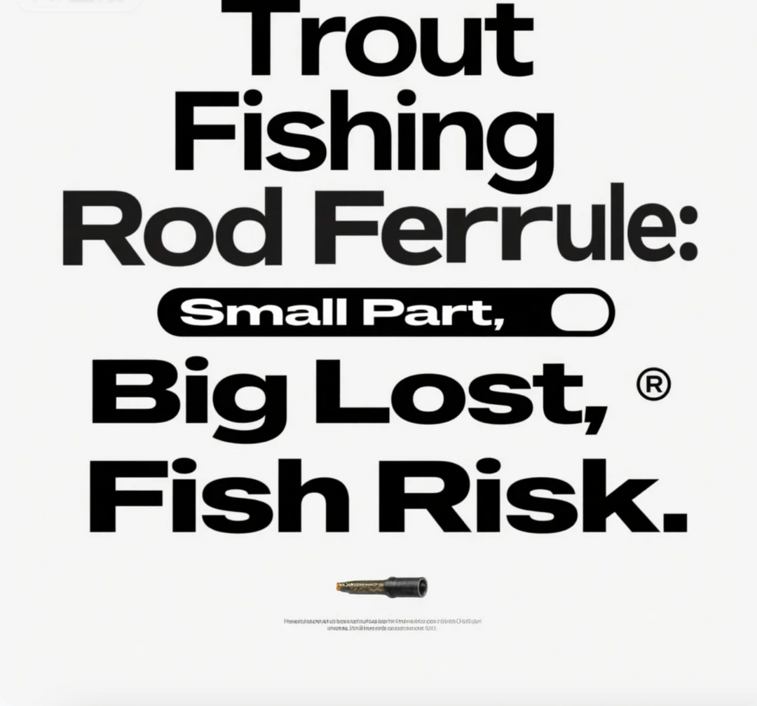 Trout Fishing Rod Ferrule Small Part, Big Lost Fish Risk