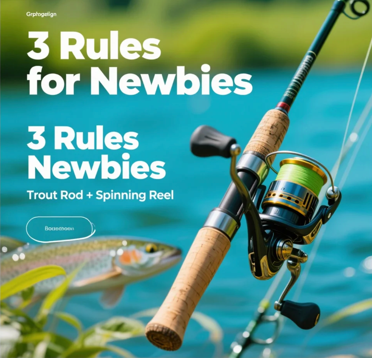 Trout Rod + Spinning Reel 3 Rules for Newbies