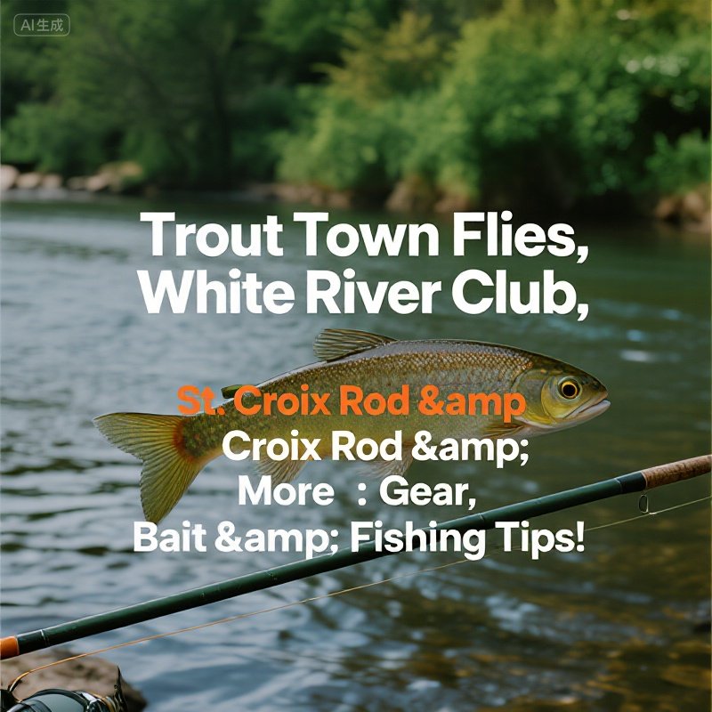 Trout Town Flies,White River Club,St. Croix Rod&More:Gear, Bait&Fishing Tips!