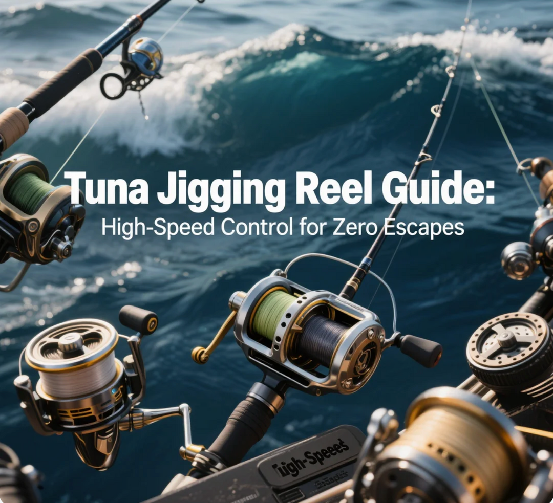Tuna Jigging Reel Guide High-Speed Control for Zero Escapes