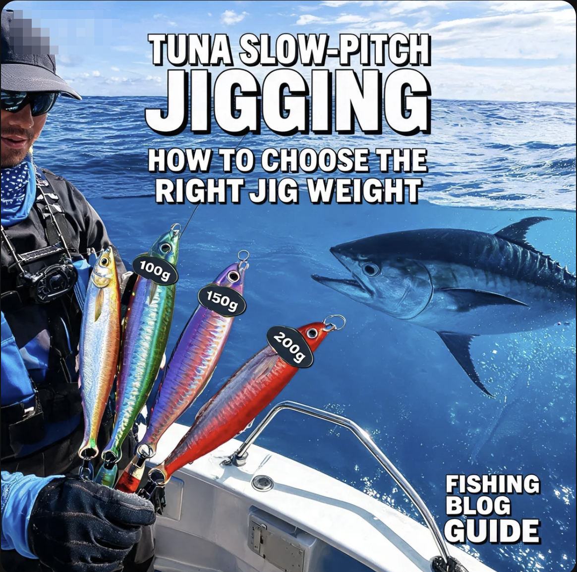 Tuna Slow-Pitch Jigging How to Choose the Right Jig Weight