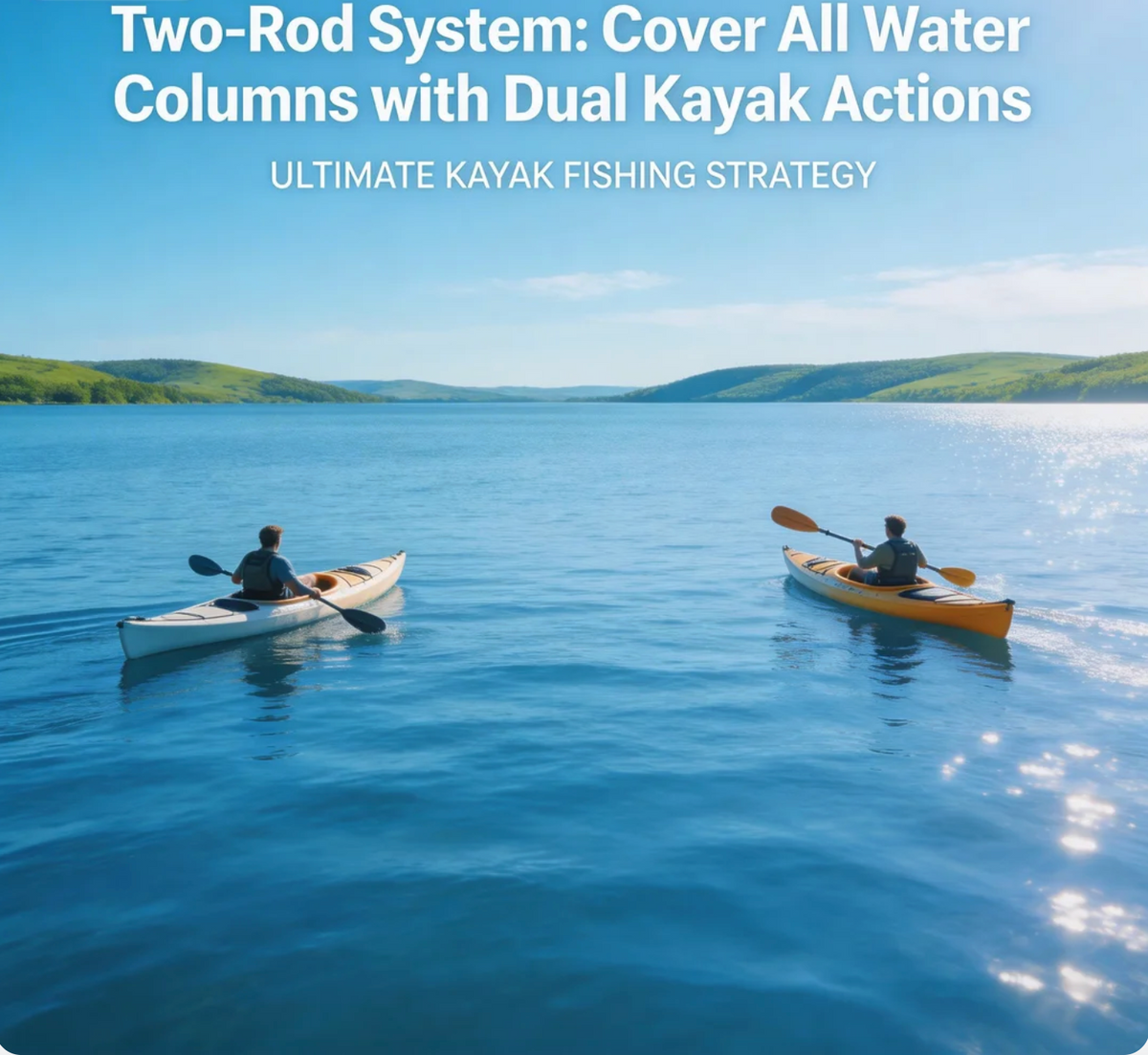 Two-Rod System: Cover All Water Columns with Dual Kayak Actions ...