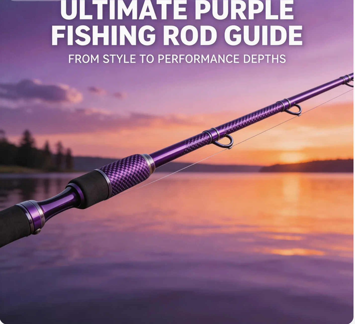 Ultimate Purple Fishing Rod Guide From Style to Performance Depths