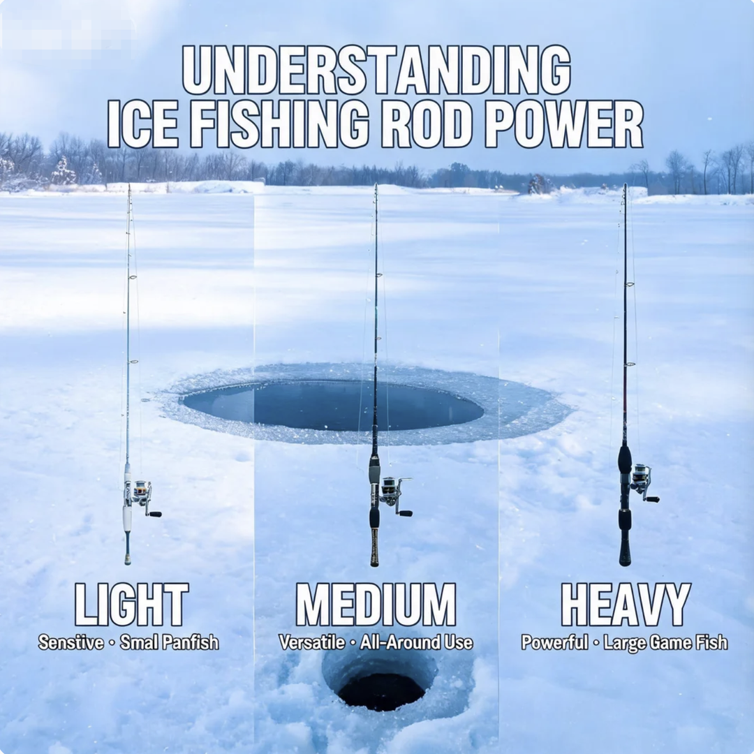 Understanding Ice Fishing Rod “Power”: Light, Medium, Heavy