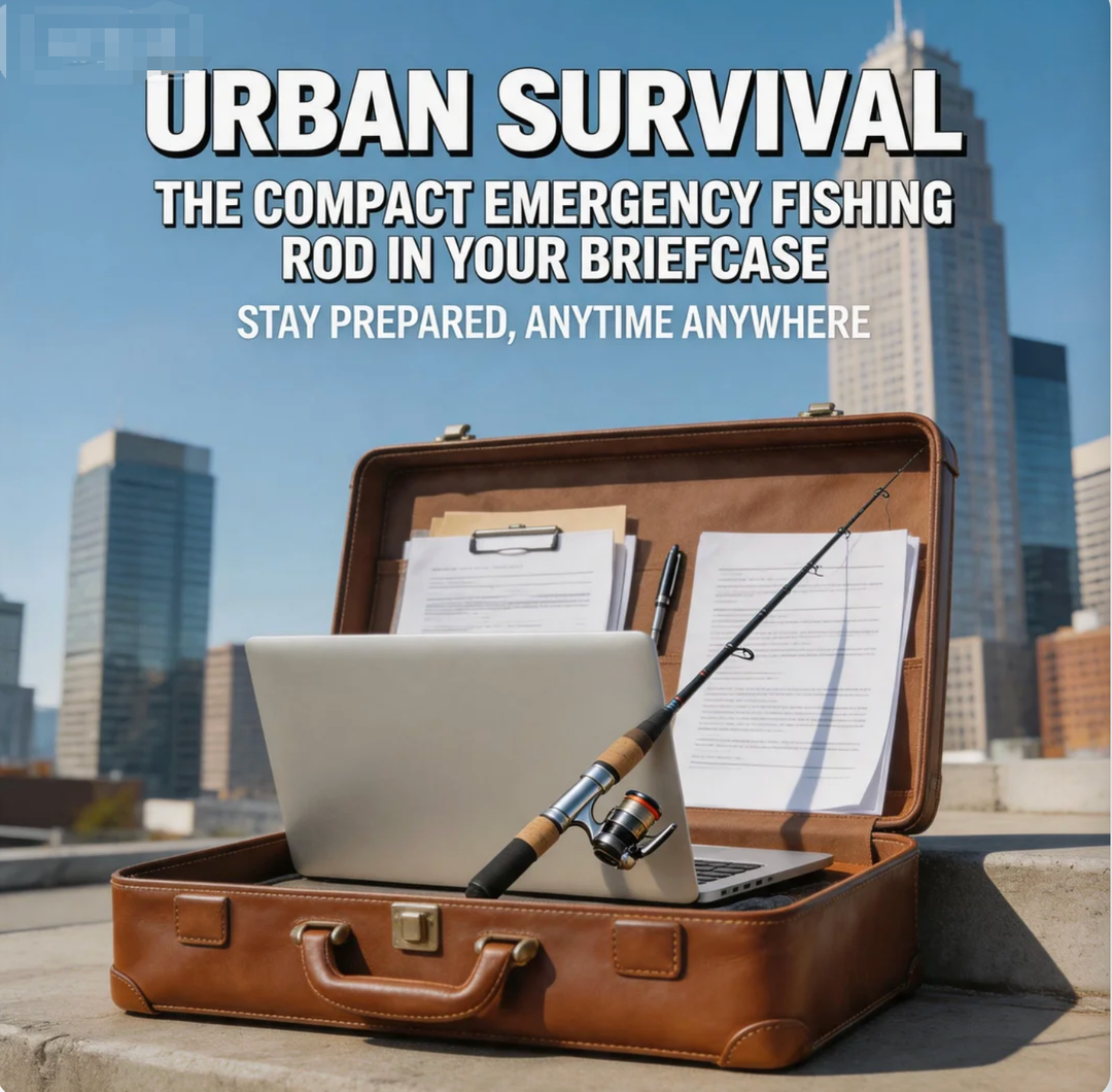 Urban Survival The Compact Emergency Fishing Rod in Your Briefcase