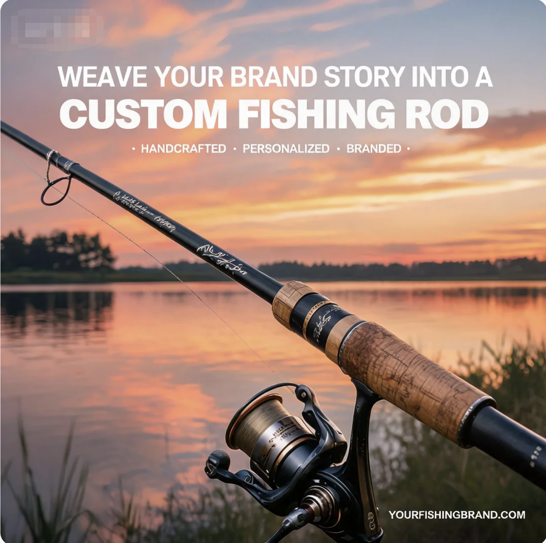 Weave Your Brand Story into a Custom Fishing Rod