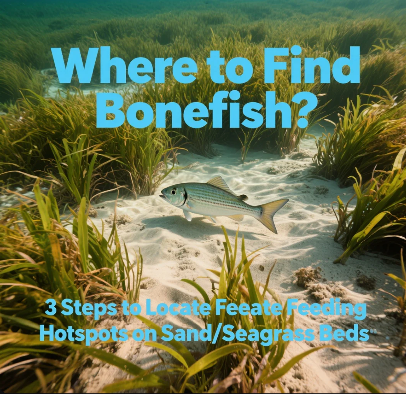 Where to Find Bonefish? 3 Steps to Locate Feeding Hotspots on Sand/Seagrass Beds 