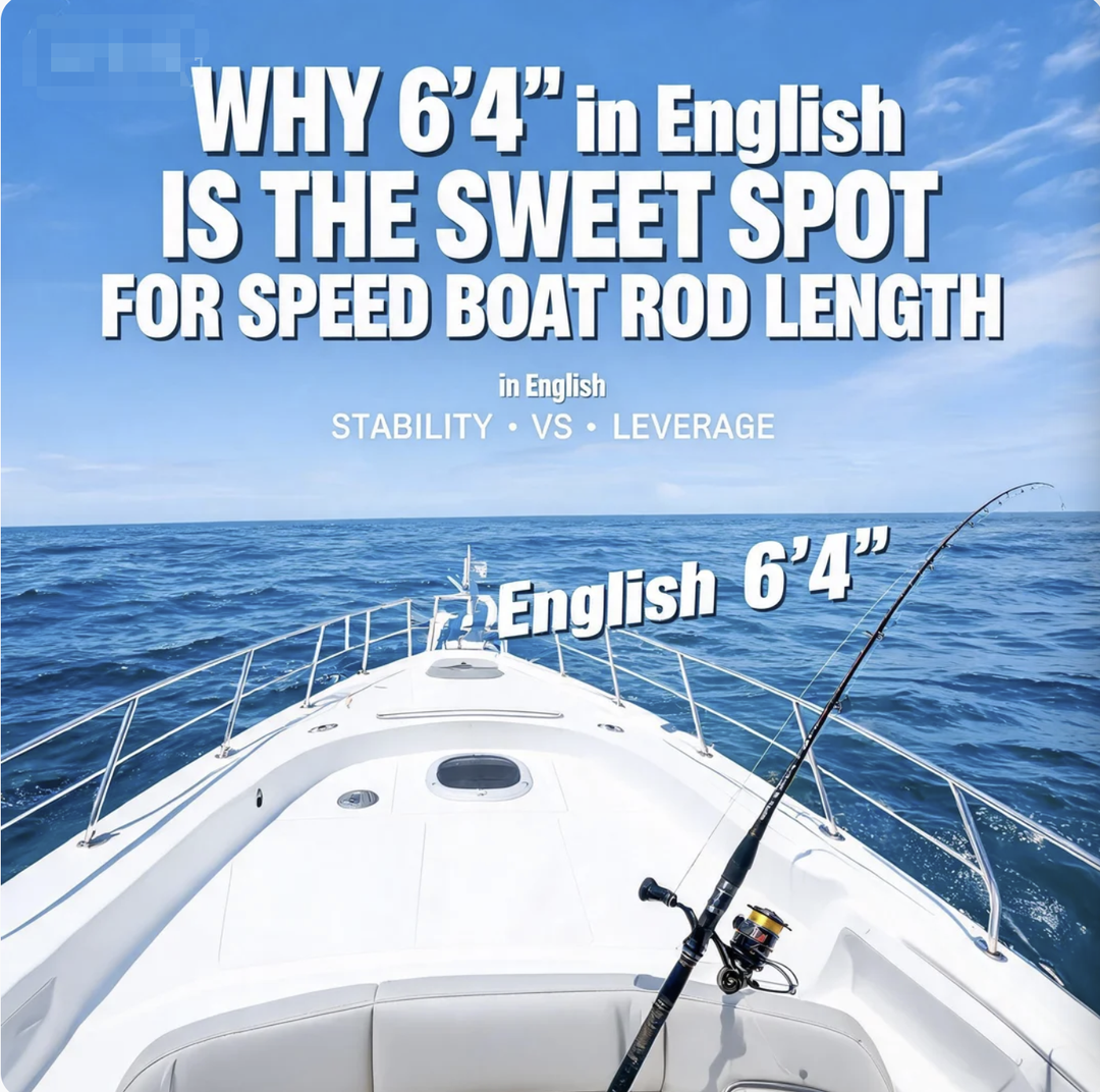 Why 6'4" is the Sweet Spot for Speed Boat Rod Length (Stability vs. Leverage)