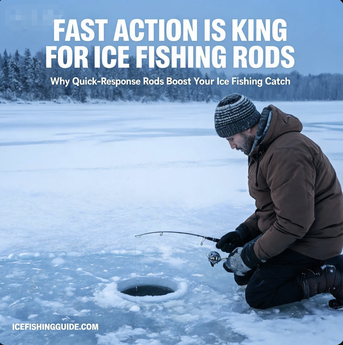 Why Fast Action is King for Ice Fishing Rods